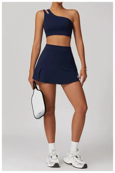 Alo Yoga Flow Skirt Gray Activewear Skirt - 43