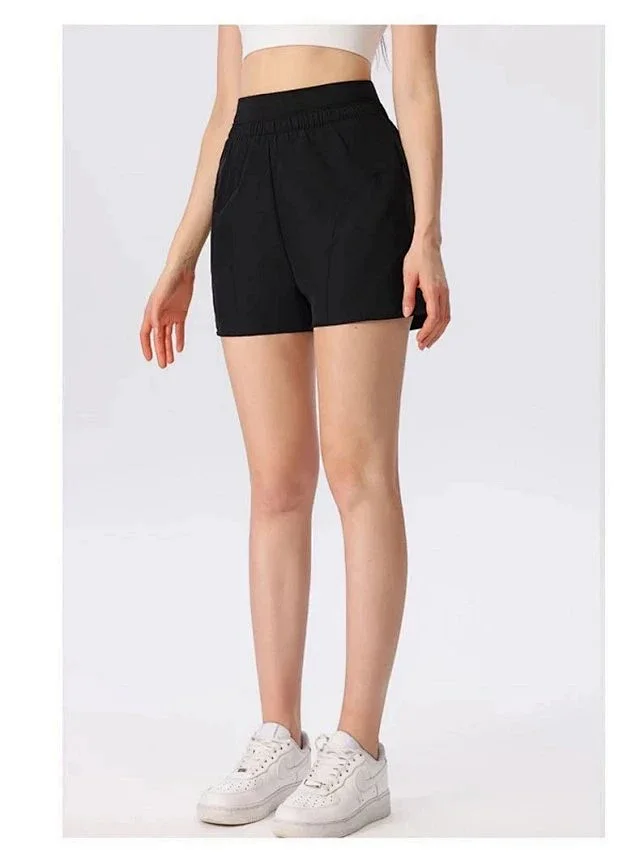 Alo Yoga Shorts High-waisted curved-seam athletic product detail image 15
