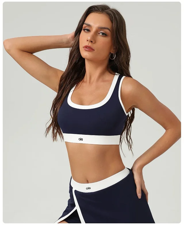 Alo Yoga Underwear Contrast-Trim Sports Bra product detail image 24