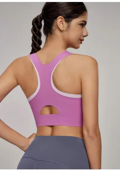 Alo Yoga Essential Crop Top Navy Blue Activewear - 21