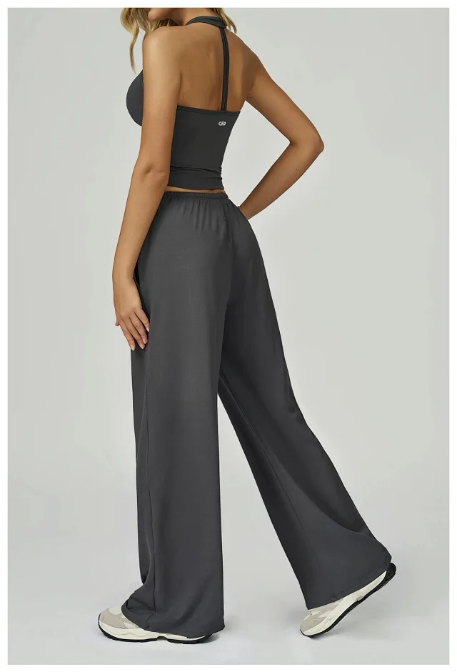 alo Trousers Wide-Leg Drawstring product detail image 36