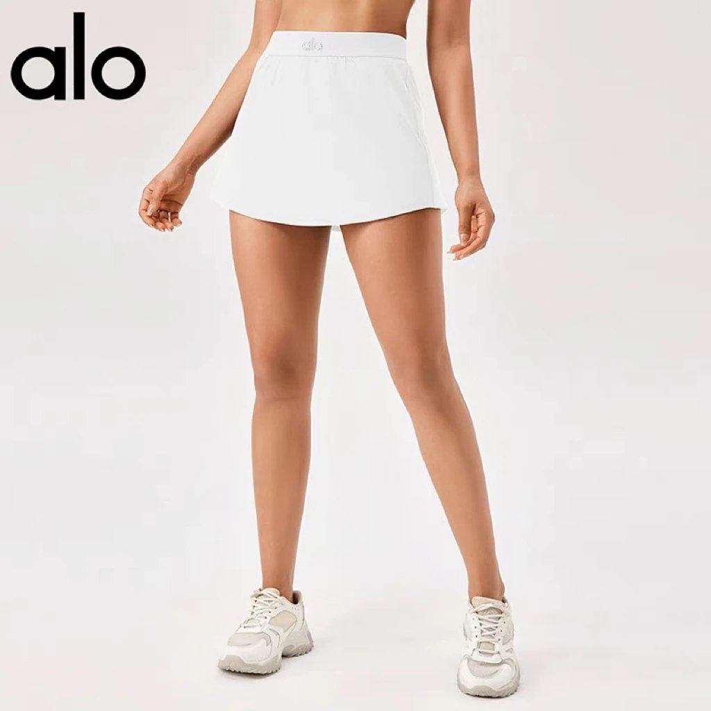 Alo Yoga Skirts Pocketed Athletic Skort with Built-In Shorts image 8