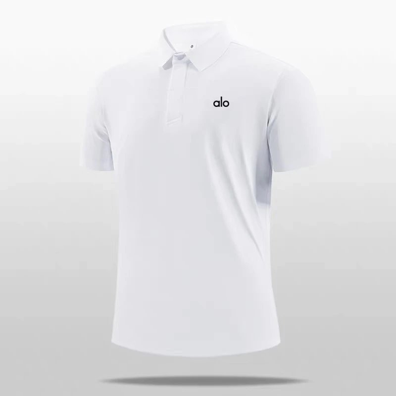 Alo Performance Polo Brown Men's Polo Polo Shirt - 10