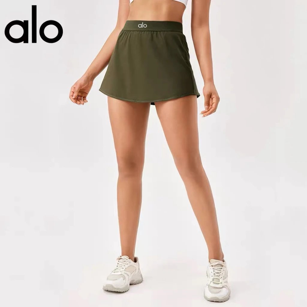 Alo Yoga Skirts Pocketed Athletic Skort with Built-In Shorts image 10