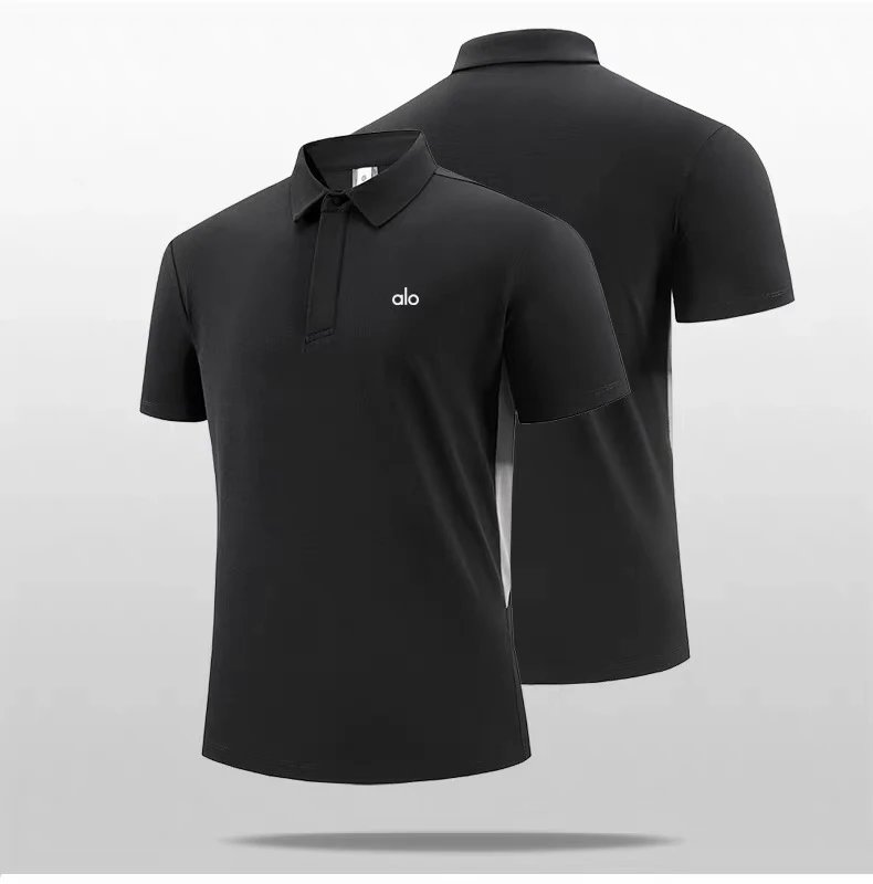 Alo Performance Polo Brown Men's Polo Polo Shirt - 24