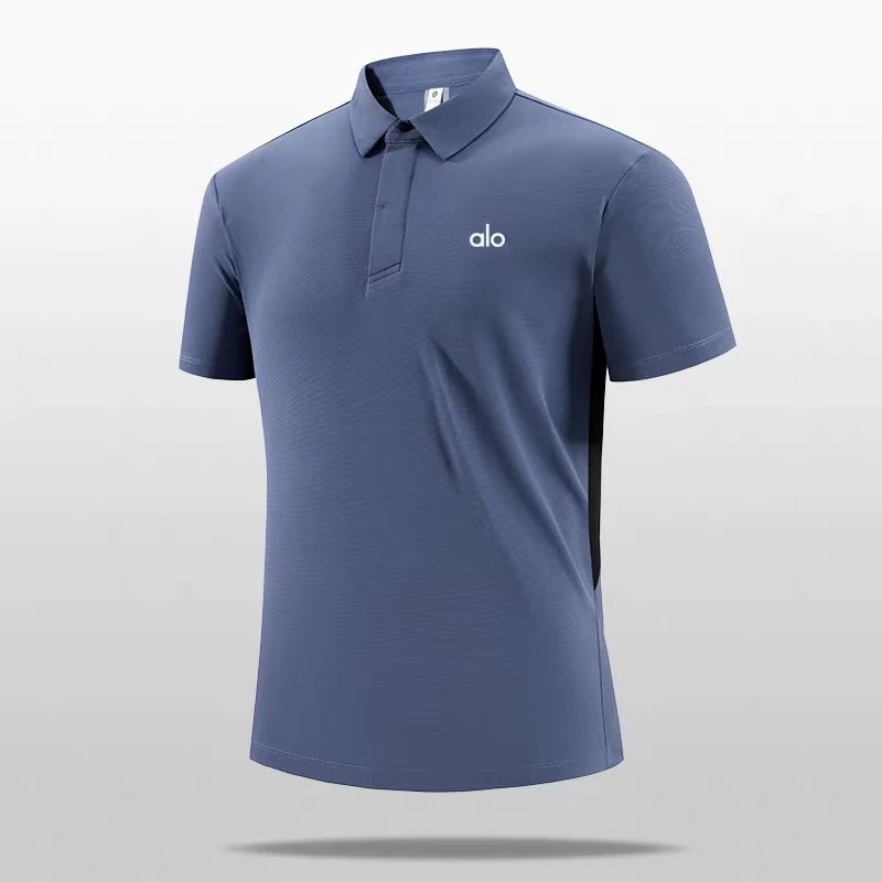 Alo Performance Polo Brown Men's Polo Polo Shirt - 7