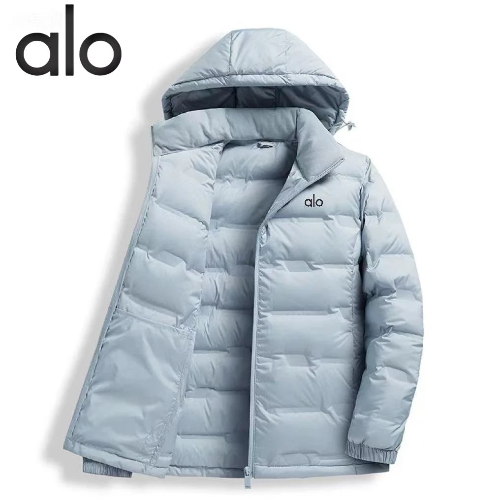 Alo Down Jackets Hooded quilted puffer image 3
