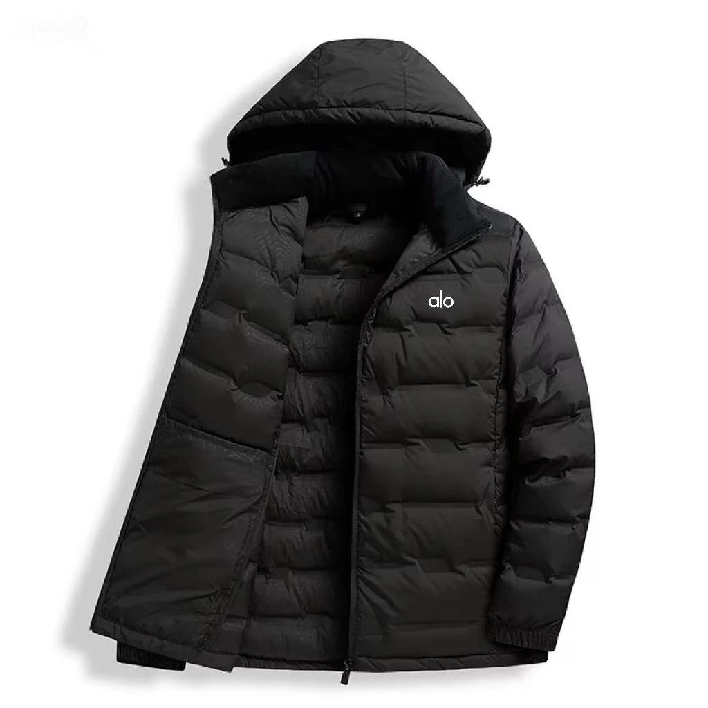 Alo Down Jackets Hooded quilted puffer image 6