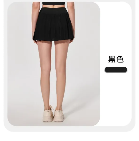 Alo Pleated Tennis Skirt Meatball Brown Shorts - 38