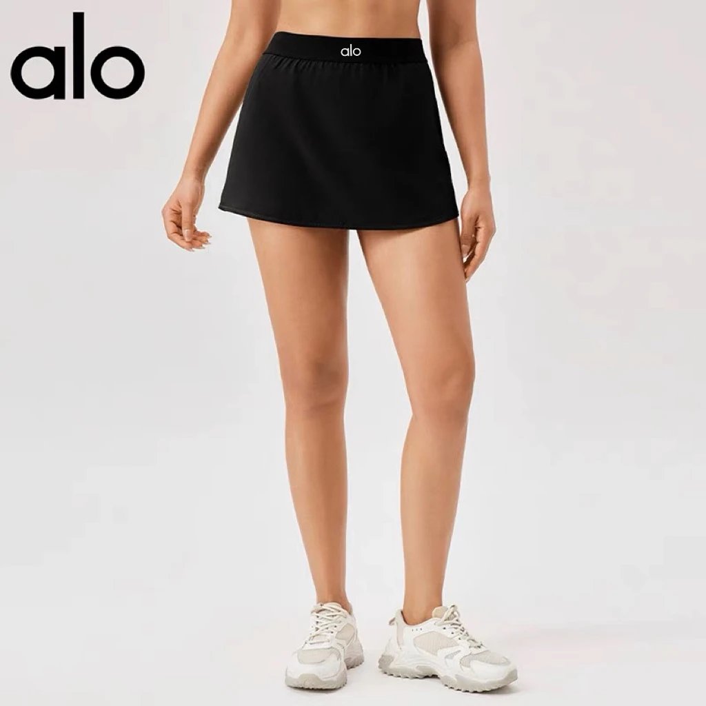 Alo Yoga Skirts Pocketed Athletic Skort with Built-In Shorts image 9