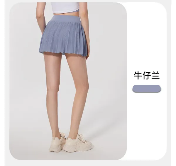 Alo Pleated Tennis Skirt Meatball Brown Shorts - 26