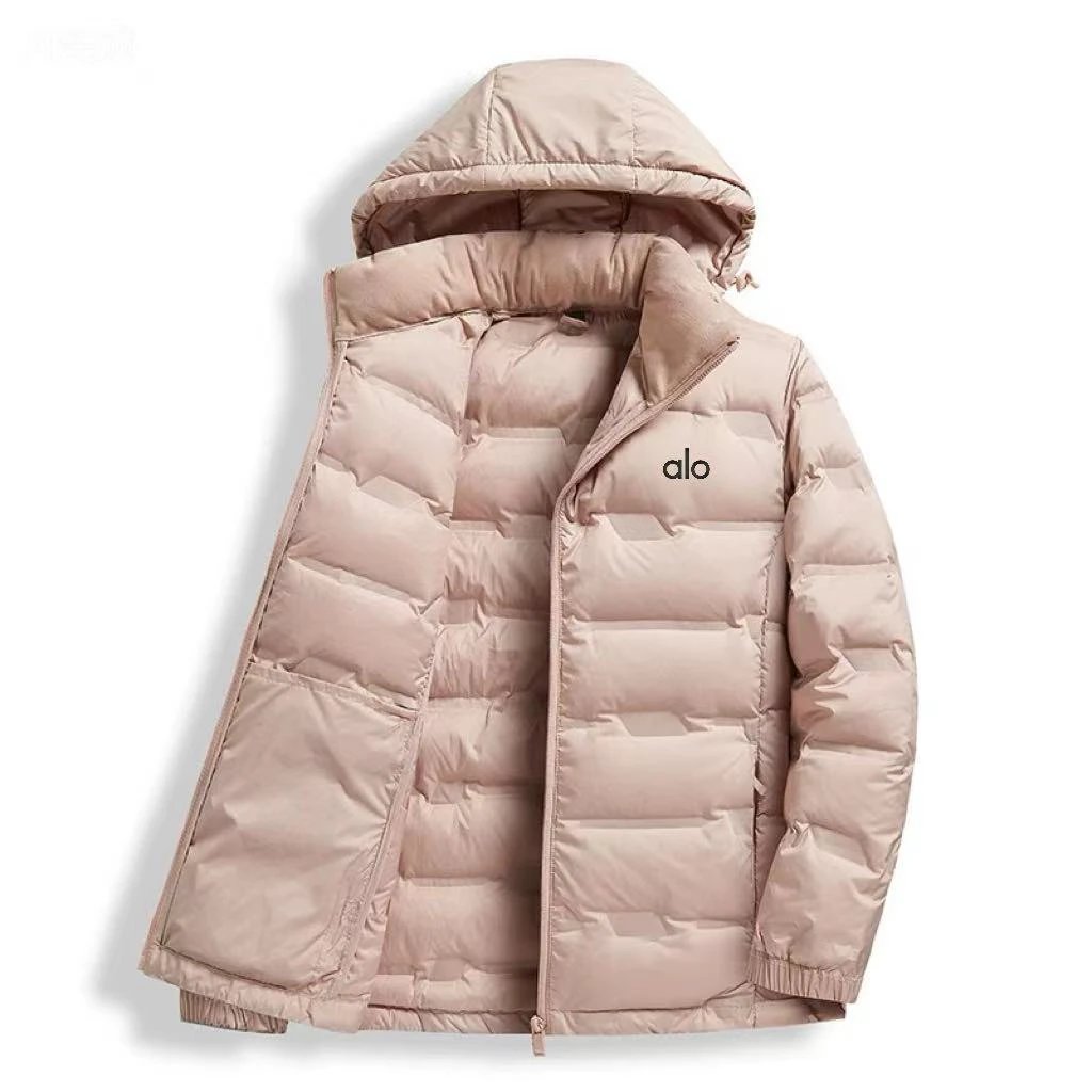 Alo Down Jackets Hooded quilted puffer image 4