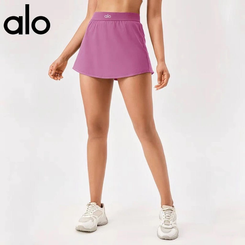 Alo Yoga Skirts Pocketed Athletic Skort with Built-In Shorts image 11
