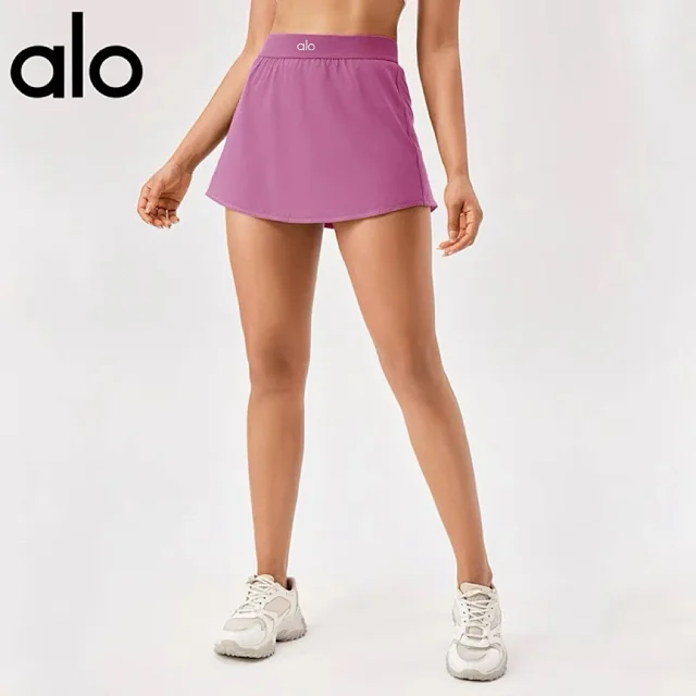Alo Yoga Skirts Pocketed Athletic Skort with Built-In Shorts product detail image 11