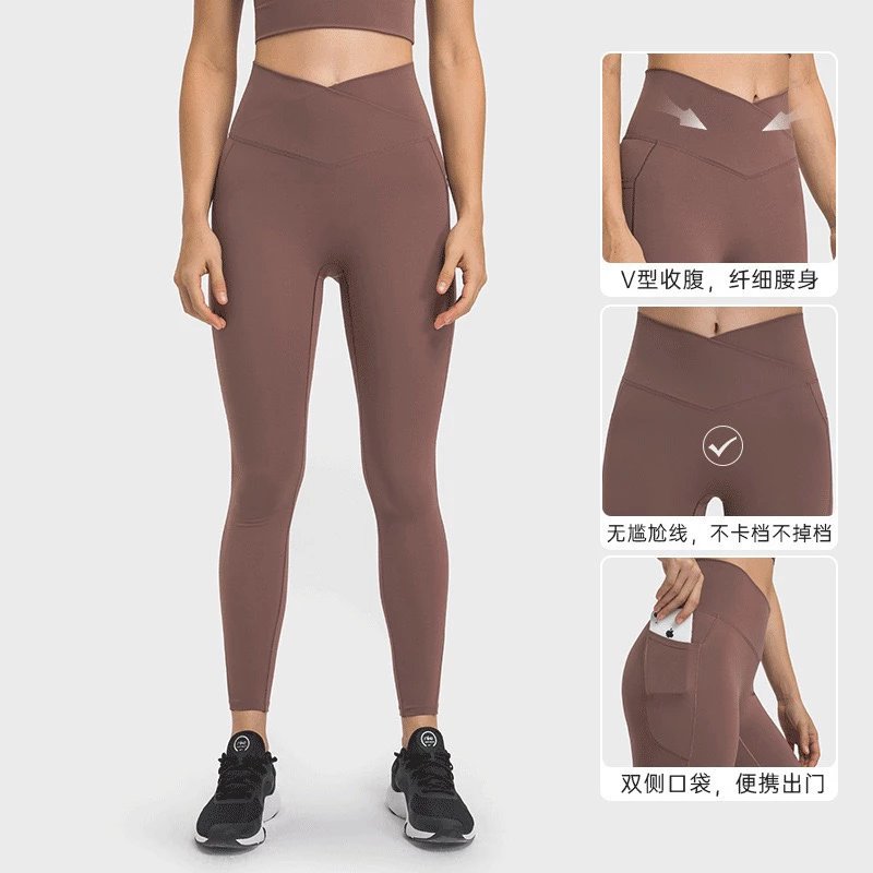 V-Waist High-Rise Leggings [5 