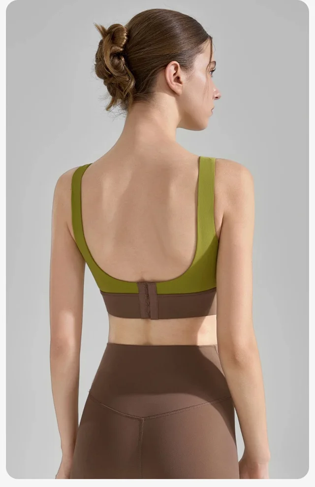 Alo Yoga Underwear Color-block V-neck sports bra product detail image 16