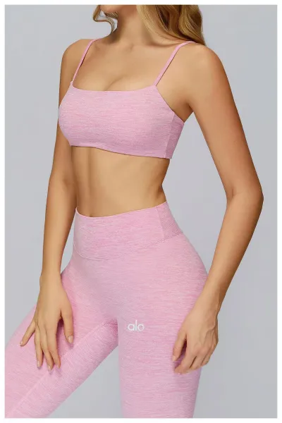 Design Square Neck Crop Top Red Activewear - 31
