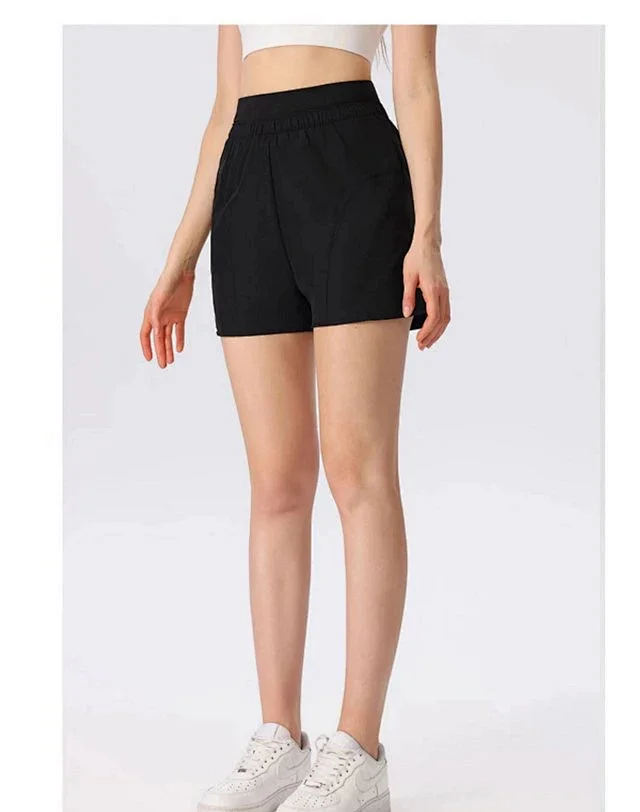 Alo Yoga Shorts High-waisted curved-seam athletic product detail image 3