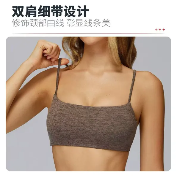 Design Square Neck Crop Top Red Activewear - 13