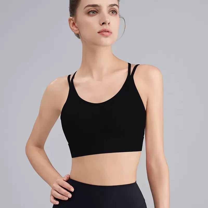 Design Sports Bra Pink with Contrast Trim Activewear - 3