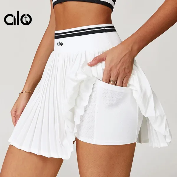Alo Pleated Tennis Skirt Pink - 3