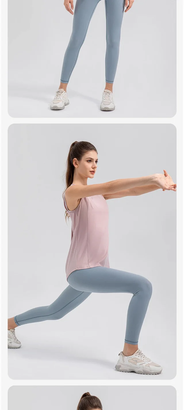 Alo Vests Sleeveless crew-neck athletic top with mesh shoulder panels product detail image 22