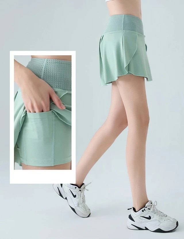 Alo Yoga Skirts High-Waisted Ruffle Tennis Skort image 11