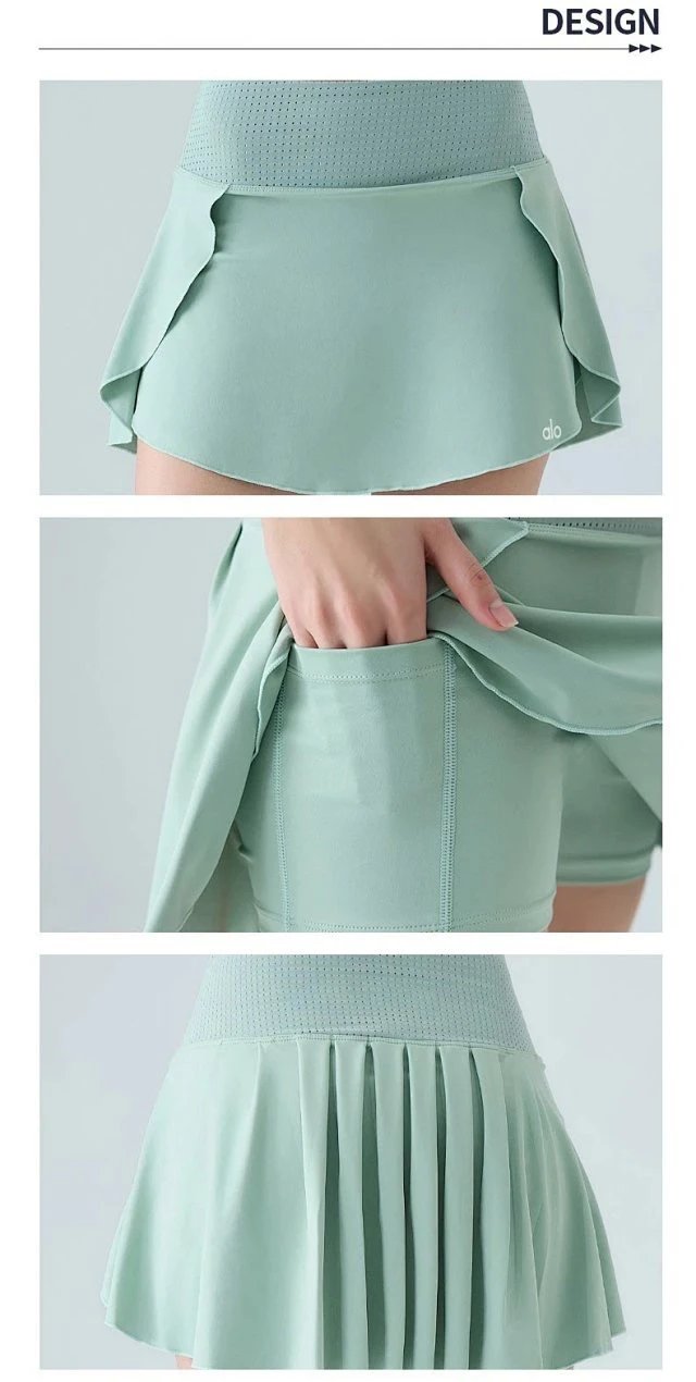 Alo Yoga Skirts High-Waisted Ruffle Tennis Skort image 9