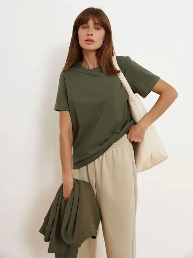 Alo Yoga T-Shirts Women's short-sleeve crewneck T-shirt product detail image 36