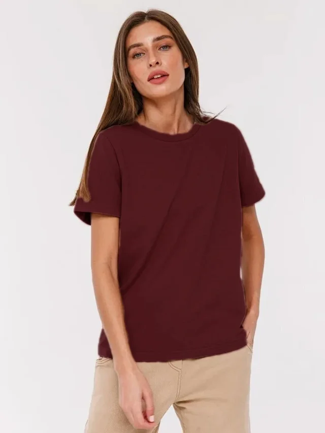 Alo Yoga T-Shirts Women's short-sleeve crewneck T-shirt product detail image 46