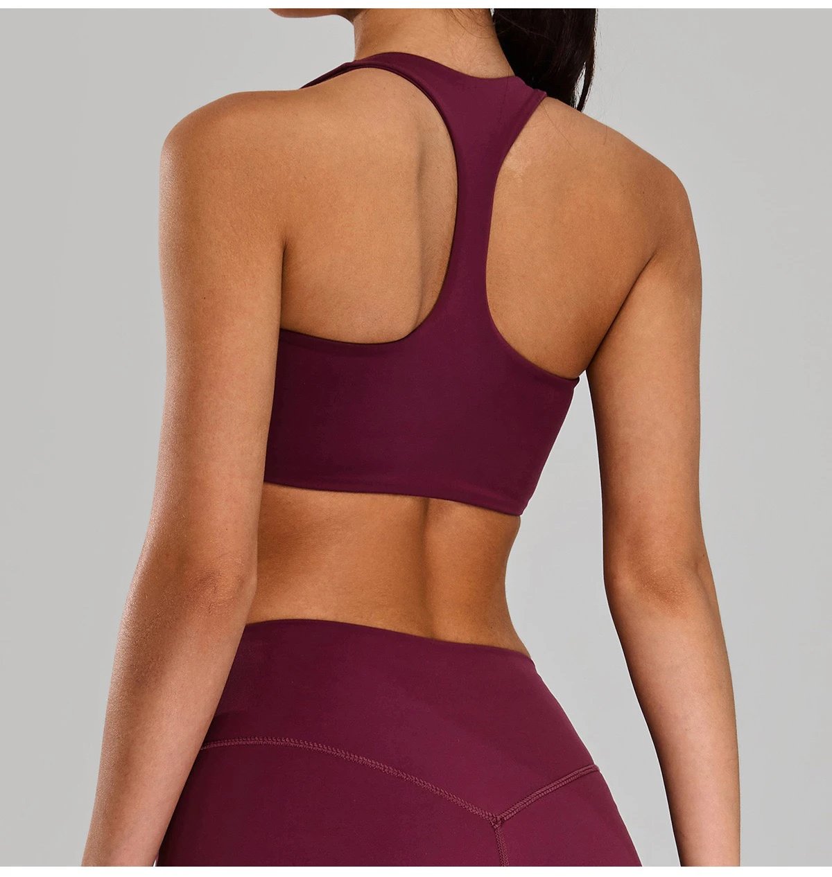 Alo Yoga High-Neck Sports Bra Black Activewear - 25