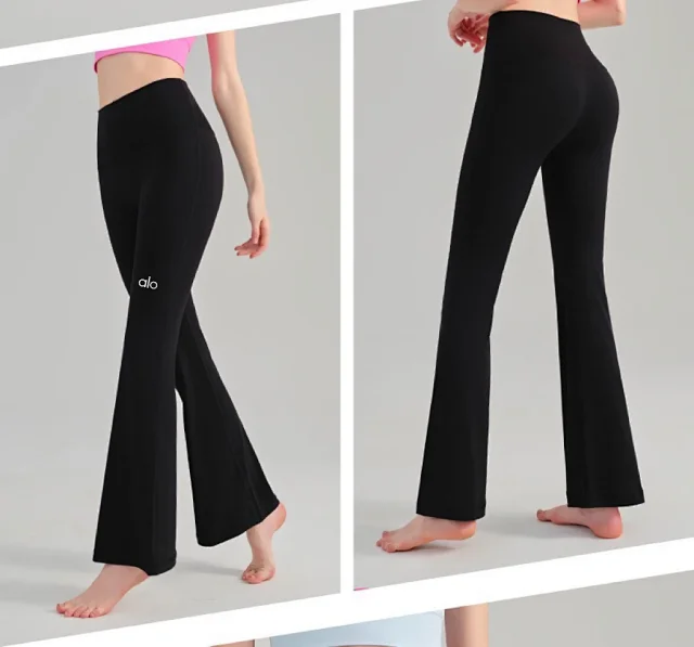 Alo Yoga Trousers High-Waisted Flared Pants product detail image 22