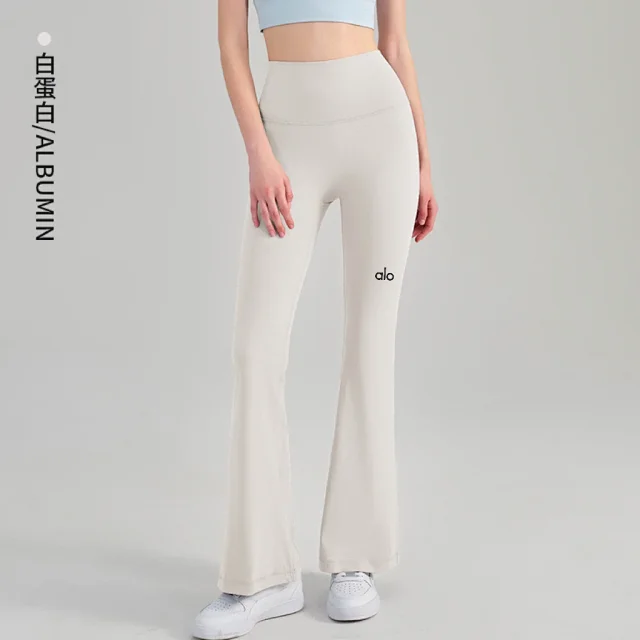 Alo Yoga Trousers High-Waisted Flared Pants product detail image 10