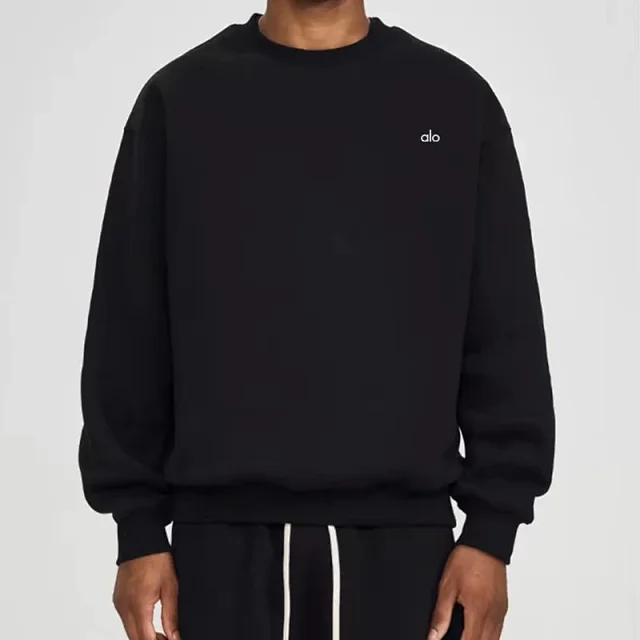 Alo Yoga Crewneck sweatshirt and drawstring jogger pants product detail image 5