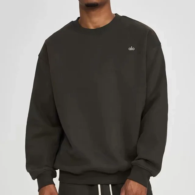 Alo Yoga Crewneck sweatshirt and drawstring jogger pants product detail image 6