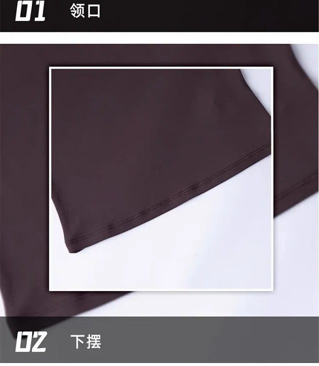 Alo T-Shirts Fitted crew-neck short-sleeve performance T-shirt product detail image 50