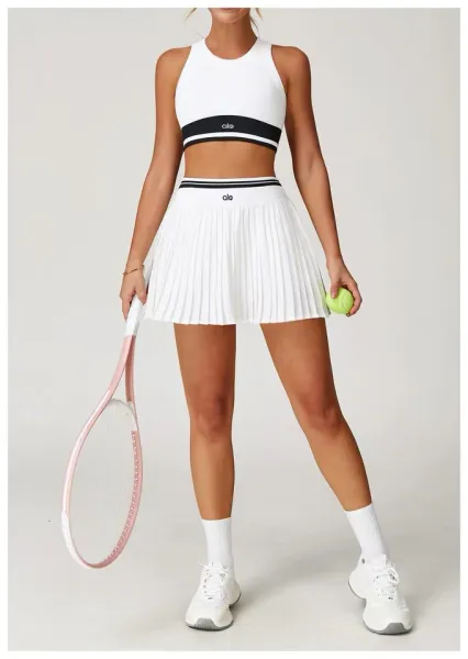 Alo Pleated Tennis Skirt Pink - 24