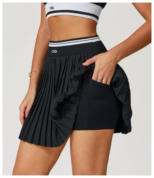 Alo Pleated Tennis Skirt Pink - 29