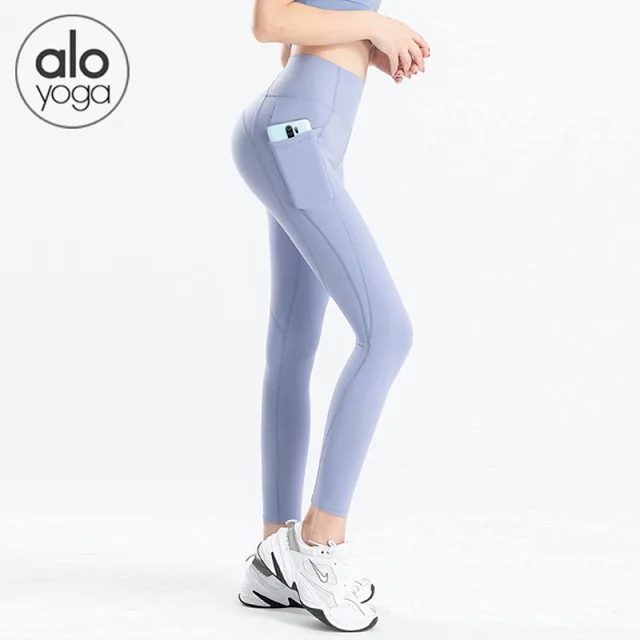 Alo Yoga Trousers High-Waisted Side-Pocket Leggings product detail image 1