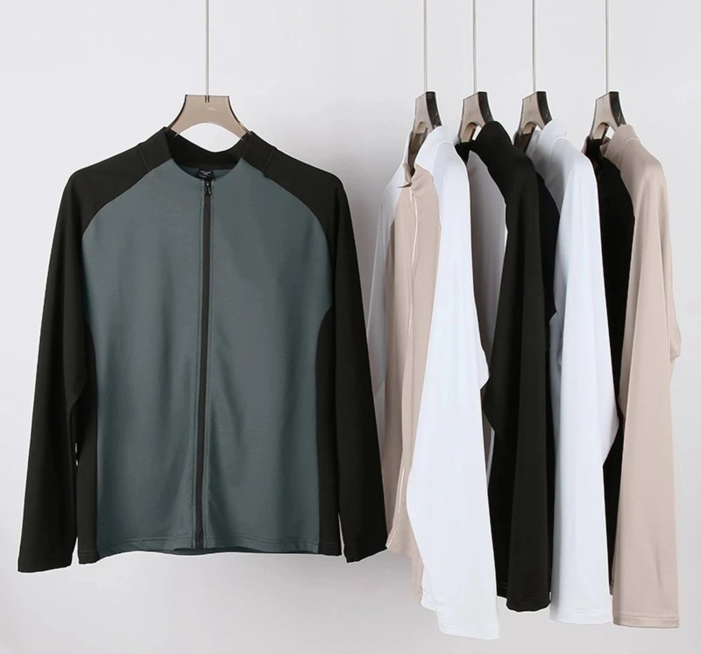 Raglan Sleeve Zip-Up Jacket [5