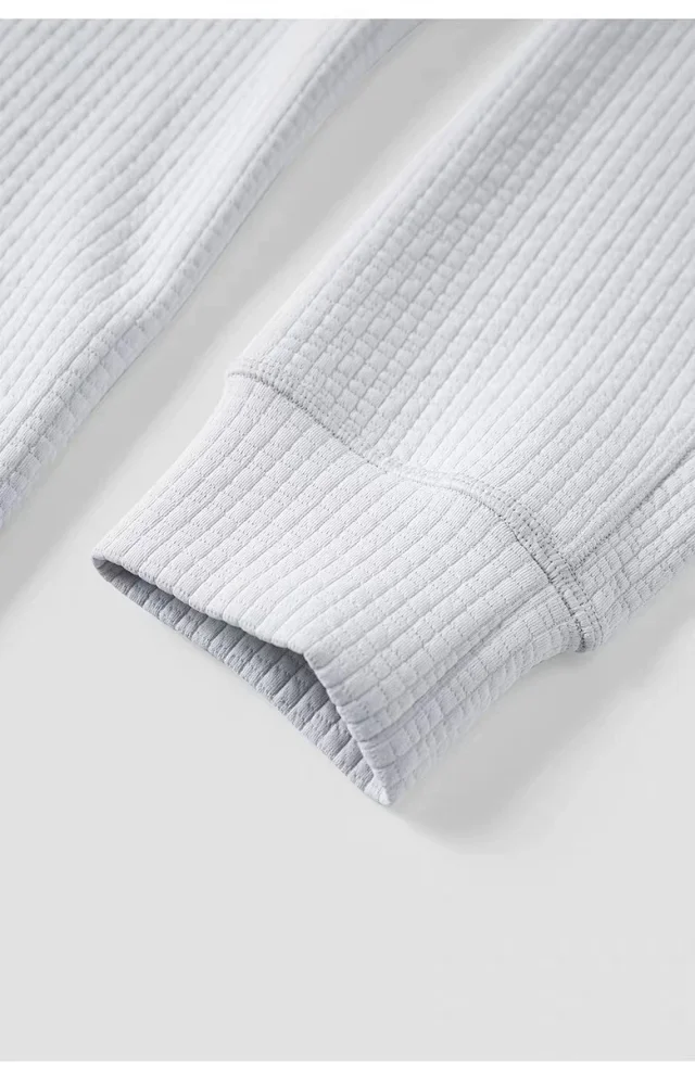 Alo Jackets Full-Zip High-Collar Jacket with Textured Sleeves product detail image 32