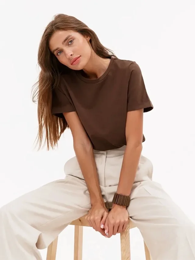 Alo Yoga T-Shirts Women's short-sleeve crewneck T-shirt product detail image 38