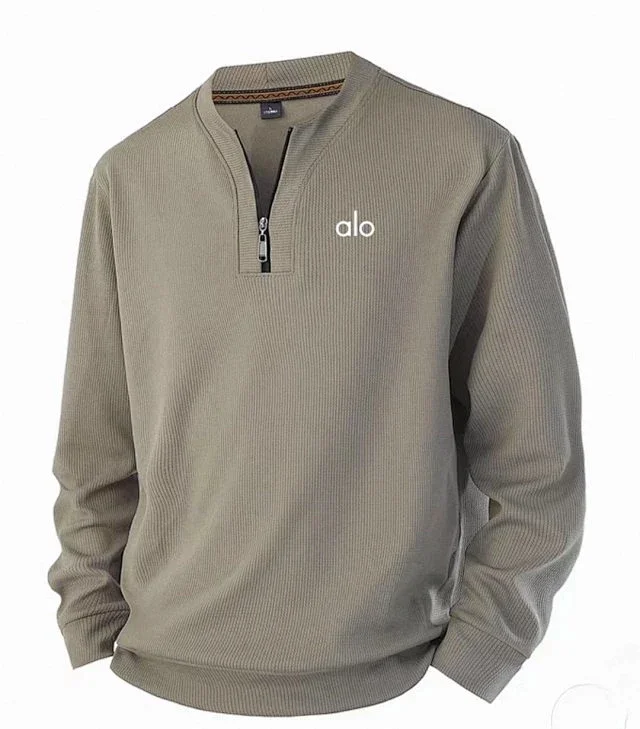 Alo Yoga Hoodies & Sweatshirts Ribbed Quarter-Zip Pullover Sweatshirt product detail image 22