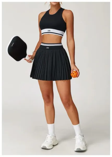 Alo Pleated Tennis Skirt Pink - 28