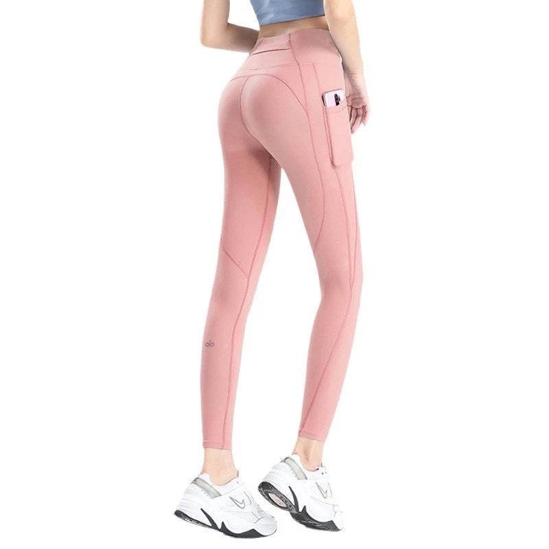 Alo Yoga Trousers High-Waisted Side-Pocket Leggings image 5