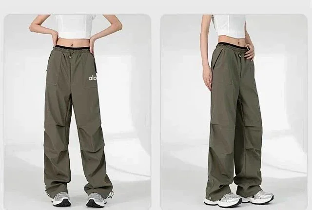 Alo Yoga Trousers Drawstring Wide-Leg Cargo product detail image 19