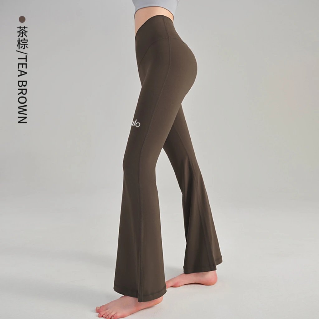 Alo Yoga Trousers High-Waisted Flared Pants image 7