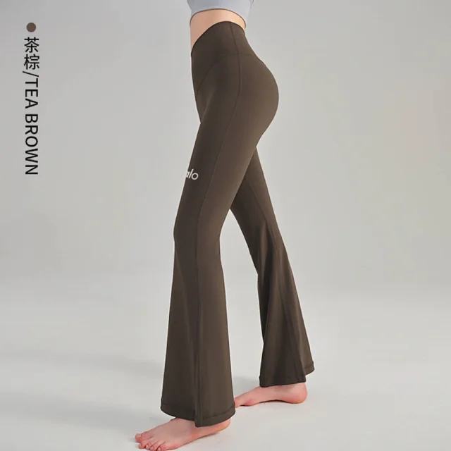 Alo Yoga Trousers High-Waisted Flared Pants product detail image 7