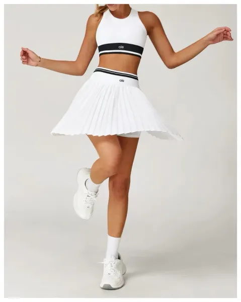 Alo Pleated Tennis Skirt Pink - 25