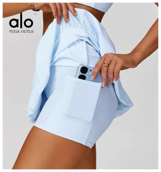 Alo Yoga Outls Ruffle Skirt Pink - 28